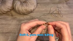 Как связать ажурный край для шали / мк для начинающих/