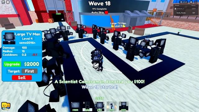 Смотрю как Амбуш проходит Hard в EP 58 Toilet Tower Defense