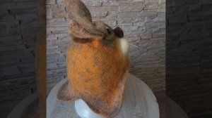 Валяние. Банная шапка. МК.