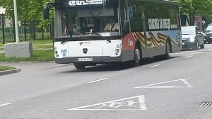 ЛиАЗ - 5292.65-03 "Спасибо за победу" по 472 маршруту на улице Фомичёвой.