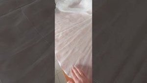 Как укоротить свадебные (любое длинное) платье.