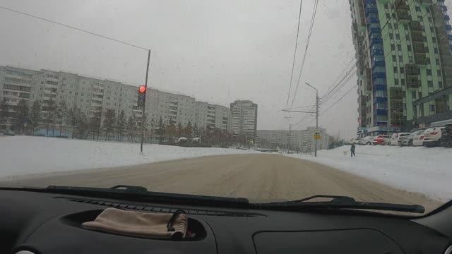 От Копыловского моста до Речного вокзала через центр г Красноярск
