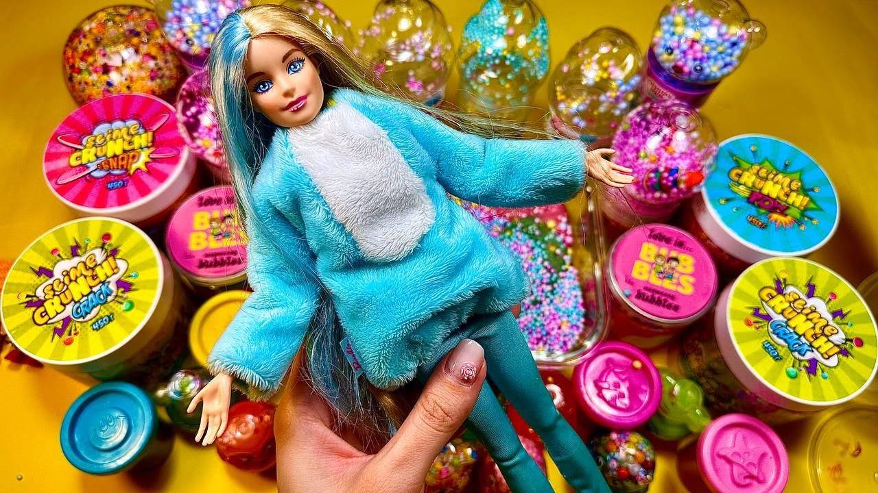 Смешиваем слаймы в домашних условиях 💖