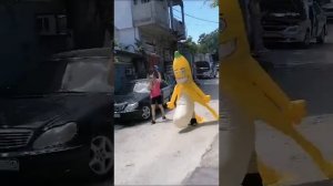Костюм Банана надувной для веселого праздника