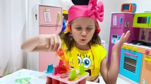 Miss Katy|Мисс Кэти Катя готовит фруктовое мороженое