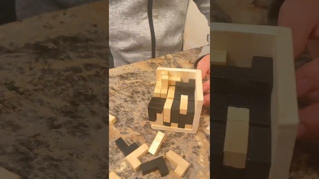 Разбираем г-образную деревянную головоломку тетрис (L-shaped tetris wooden) смотреть онлайн