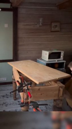 Стол со свалки! Как хлам превратил в дизайнерский шедевр #РеставрацияМебели #DIY #ВинтажнаяМебель
