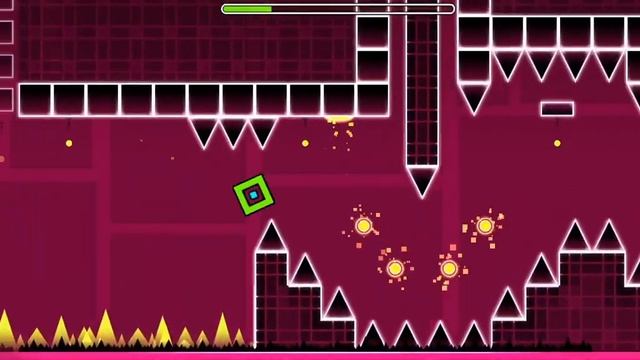 Прохождение всех HARD HARDER и 2-х INSANE уровней в игре GEOMETRY DASH
