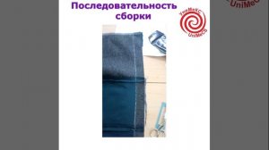 Последовательность сборки пальто с рукавом реглан