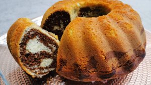 Пирог "День и Ночь". Простой и очень вкусный пирог к чаю.