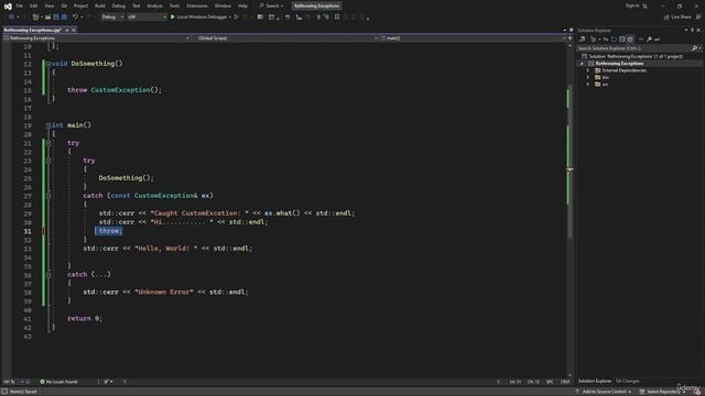 18. Exception Handling