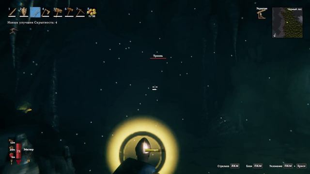 Valheim  бьемся с мобами