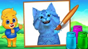 MATH KIDS LUCAS И КОТЁНОК АЛЬБО РАСКРАСКА 🐱 ДЕТСКАЯ РАЗВИВАЮЩАЯ ИГРА #64