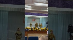 Кокшайск СДК,детсад с военными песнями