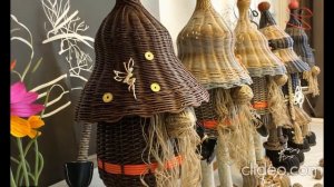 Гномы из искусственного ротанга