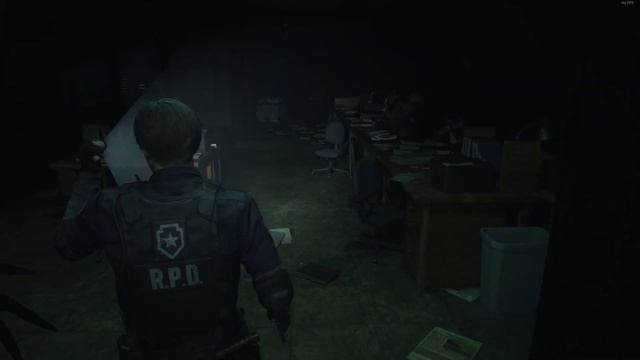 Прохождение Resident Evil 2 #2: сосун-лизун и долгое блуждание по полицейскому участку