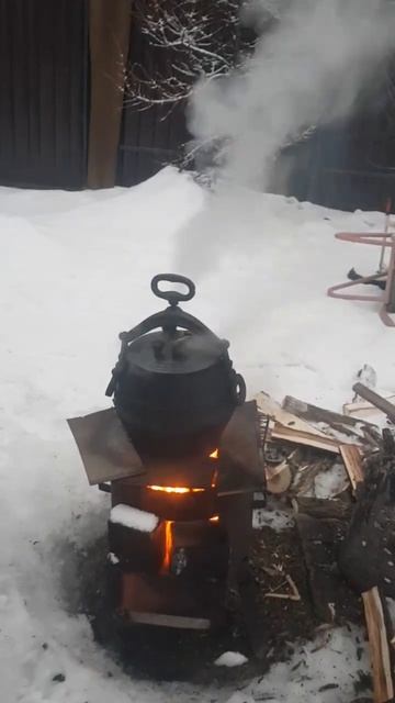 Афганский казан в деле! Пар валит столбом смотреть онлайн