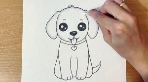 Как нарисовать собаку - 13 способов