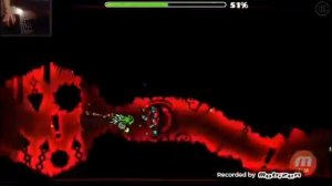 Прохождение уровня bloodlust в geometry dash!!!!