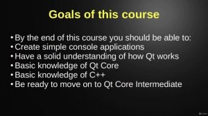 12. Goals of this course