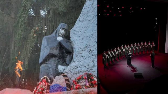 Вероника Джиоева & Государственный мужской хор при президенте РЮО - Гæздæнты авд æфсымæры зарæг