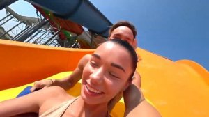 Дима Солярчин-(удалённое видео с Полиной  )- Влог  ,Отдыхаем   в аквапарке