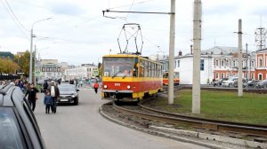 Трамваи Tatra T6B5SU-1025 и Tatra T6B5SU-3010