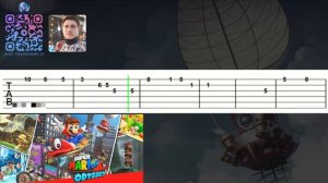 🎸 Super Mario Odyssey - Main Theme (Guitar Tutorial) Ⓜ️