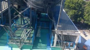 Спуск на фуникулере с горы в Сан-Марино