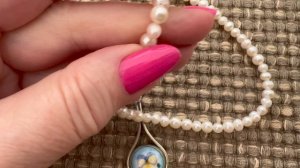 3 ожерелья из подвесок. Финифть