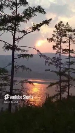 на закате
