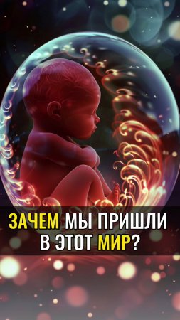 ЗАЧЕМ мы пришли в этот МИР ?
