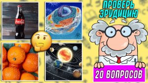 ТЕСТ НА ЭРУДИЦИЮ И КРУГОЗОР #3 / ПРОВЕРЬ СВОИ ЗНАНИЯ 🤔