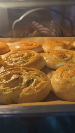 Быстрые пирожки без лепки в духовке! Подписывайтесь на канал! Новые рецепты КАЖДЫЙ ДЕНЬ!  #shorts
