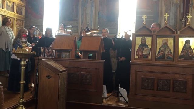 P I 08 14 2022, Освящение мёда, (1 спас), Blessing of honey, ROCOR, Nyack, NY смотреть онлайн