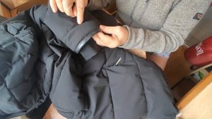 Как быстро укоротить рукава на пуховике без разбора...?