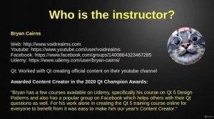 6. Who is the instructor