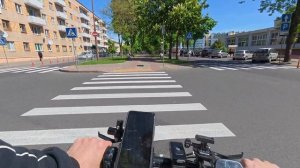 Прогулка по Бресту на электровелосипеде Wenbox mini. Музей ж/д техники и центр города