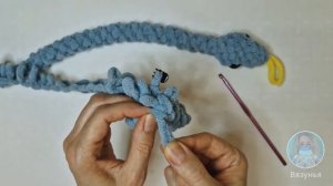 МК Змейка мини из Alize Puffy fine, почти самая маленькая, сам?