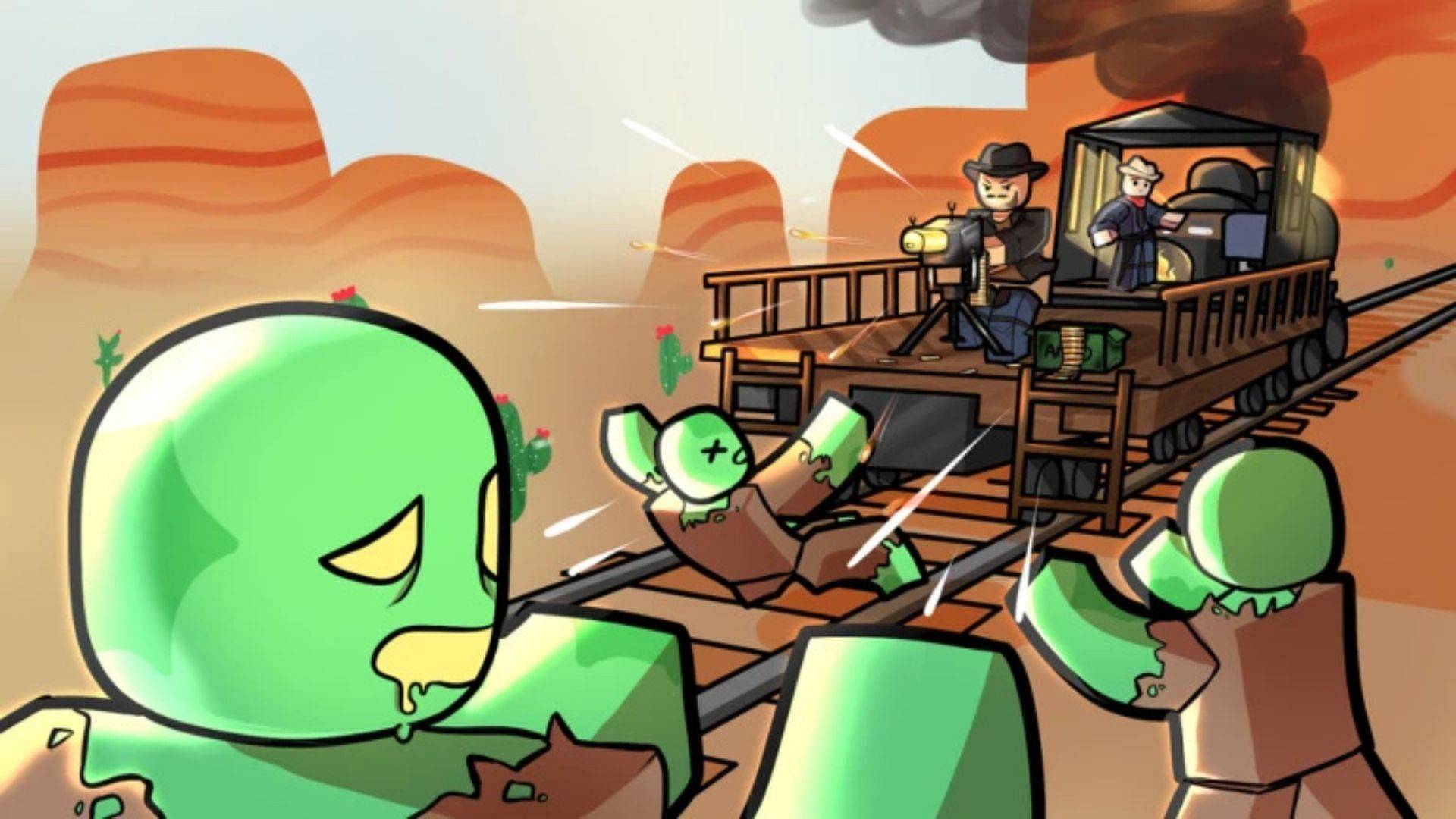 Играем в РОБЛОКС по сети "Dead Rails"