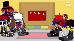 Countryhumans react to chained by one chain(Скованные Одной Цепью)//gatcha club////andrej989