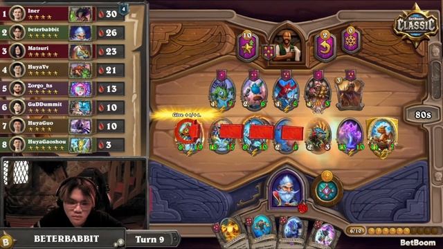 8 ИГРА ФИНАЛА BetBoom Classic: Hearthstone Battleground SilverName NS НС ГОЛОВАЧ СИЛЬВЕРНЕЙМ