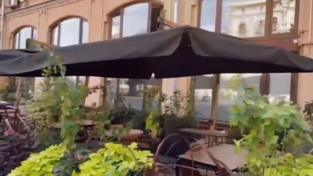 Зонты для ресторана 3х3м, 4х4м, 5х5м | Зонты для кафе от пр? смотреть онлайн