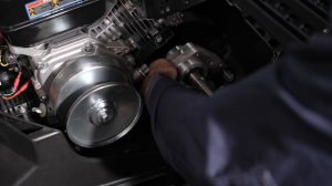 Мотосноуборды Snike. Натяжение ремня вариатора. Натяжен?