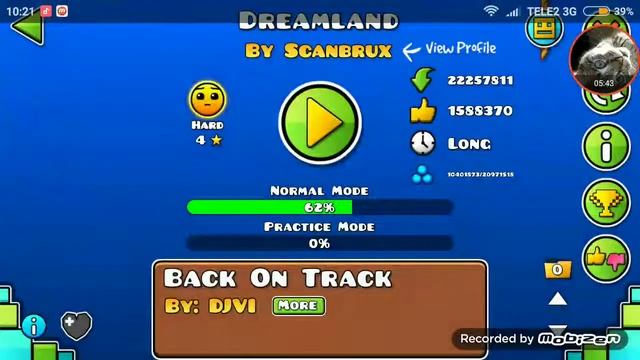 Проходим уровни в Geometry dash 2 смотреть онлайн