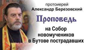 Проповедь на Собор новомучеников в Бутове пострадавших (2025.05.16). Прот. Александр Березовский