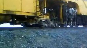Выправка  пути в плане и профиле машиной ВПР-1200