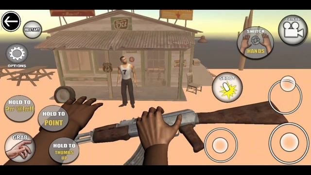 Смешные моменты в || Hands 'n Guns Simulator || Монтаж, баги, приколы,фейлы (ПЛОХАЯ НЯНЯ) #10