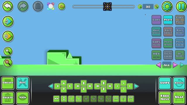 Идея для декора в стиле модерн  в Geometry dash!