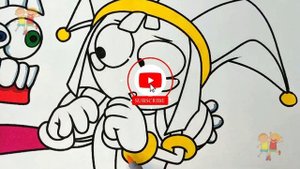 Как нарисовать Удивительный цифровой цирк | Рисуем Помни и Кейн | Новая Раскраска